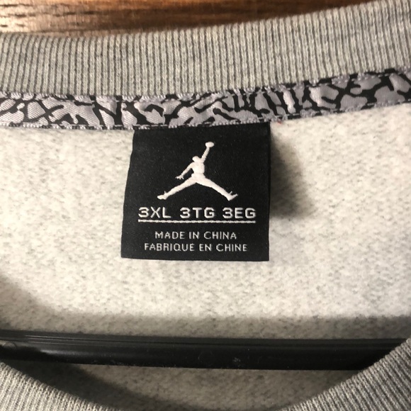 Gray Jordan crew neck - Picture 4 of 6